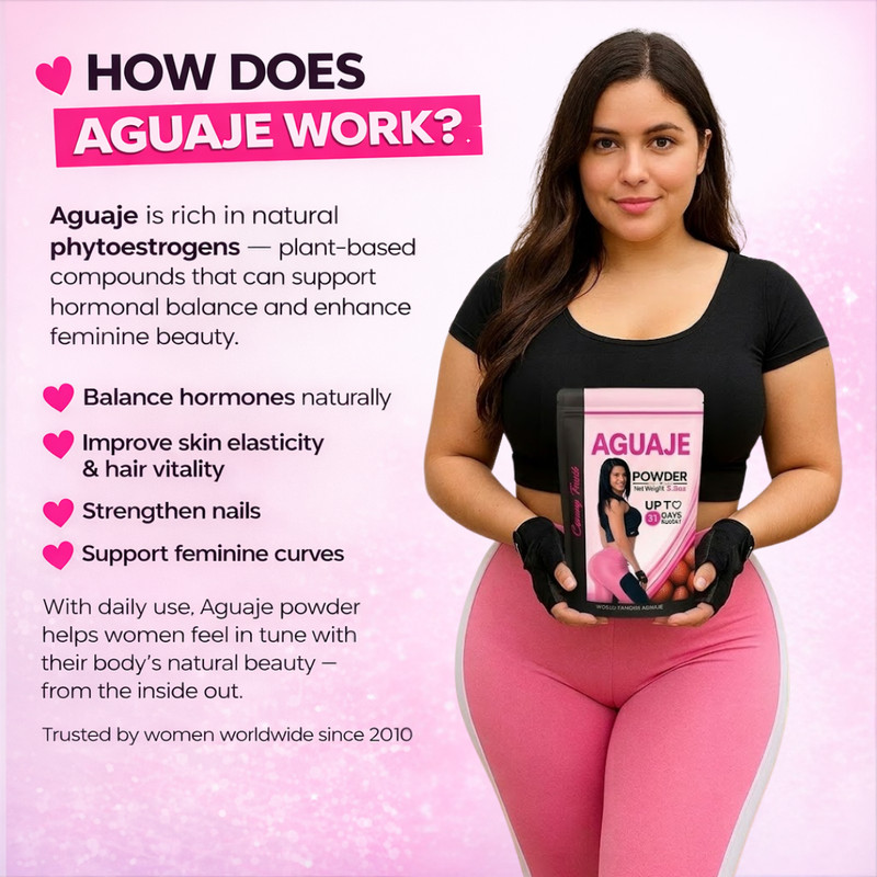 Aguaje Curvy Fruit Powder: Bigger Booty, Fuller Breast & Hips - 3.5 Oz- 1 month gallery