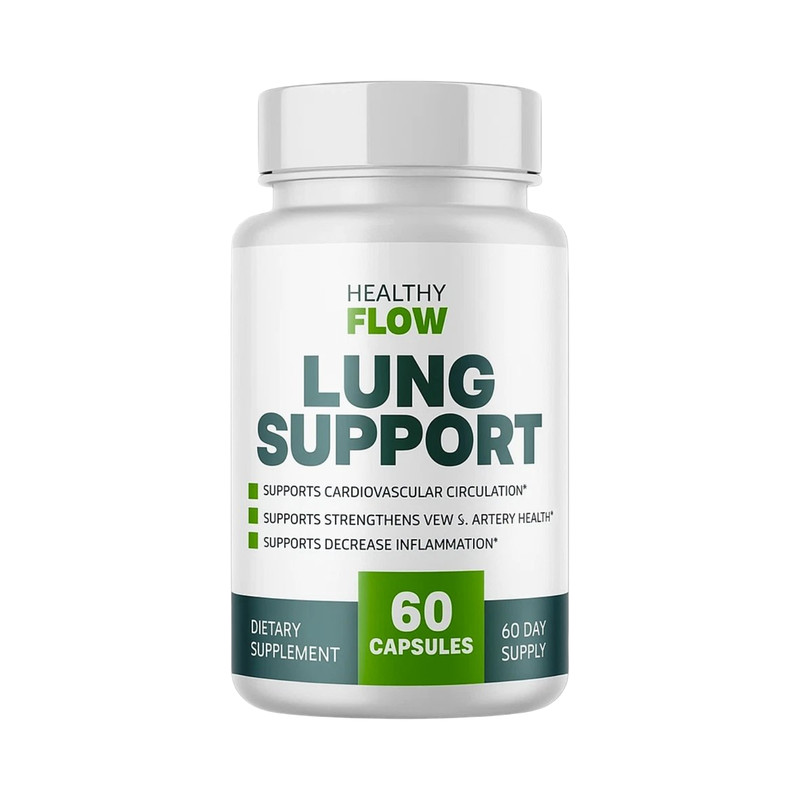 Healthy Flow Lung Support – HealthyFlow Supports Lung Health – 60 Caps