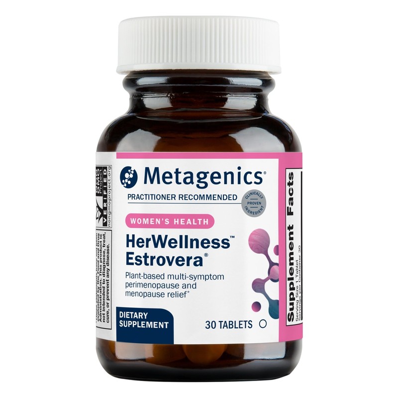 Metagenics HerWellness Estrovera – Hormone-Free Plant-Based Supplement – Supp…