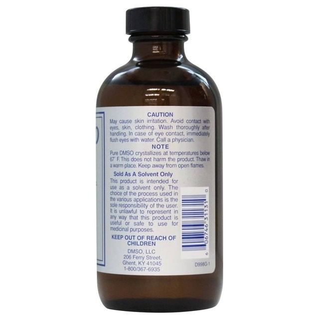 Nature's Gift DMSO - 99% Pure Liquid Low Odor Glass Bottle 8 fl. oz. gallery
