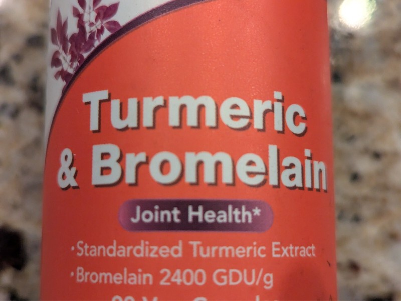 Now Foods Turmeric + Bromelain Joint Health 90 Veg Capsules exp: 05/2027 gallery