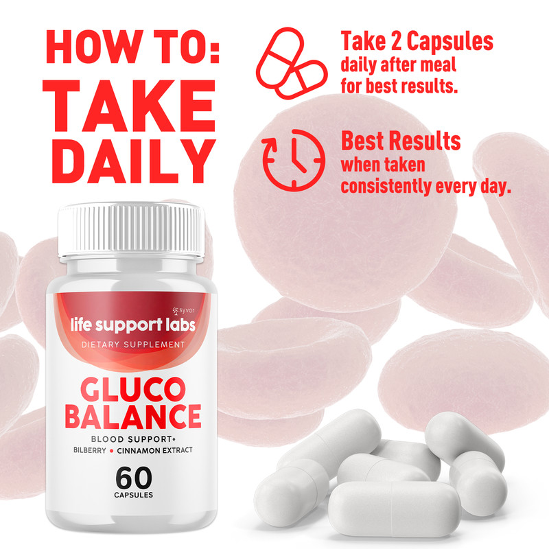 (5 Pack) Life Support Labs Advanced Gluco Balance Support Supplement 300 Capsule gallery