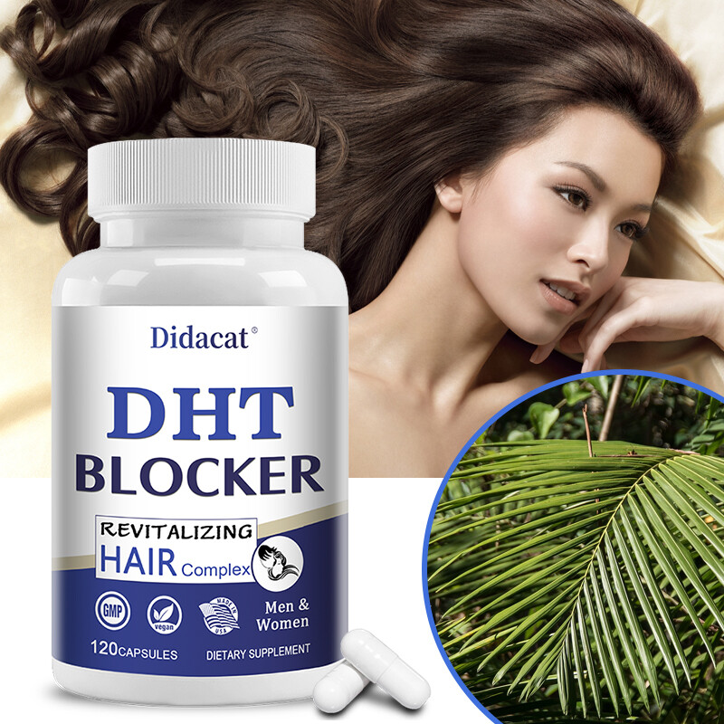 DHT Blocker with Biotin - Boosts Hair Growth & New Follicle Growth 30/60/120Caps gallery
