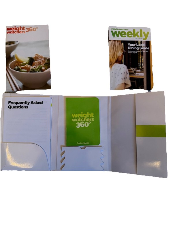 RARE:Weight Watchers 360° Welcome Program , Pocket Guide & Dining Out Guide