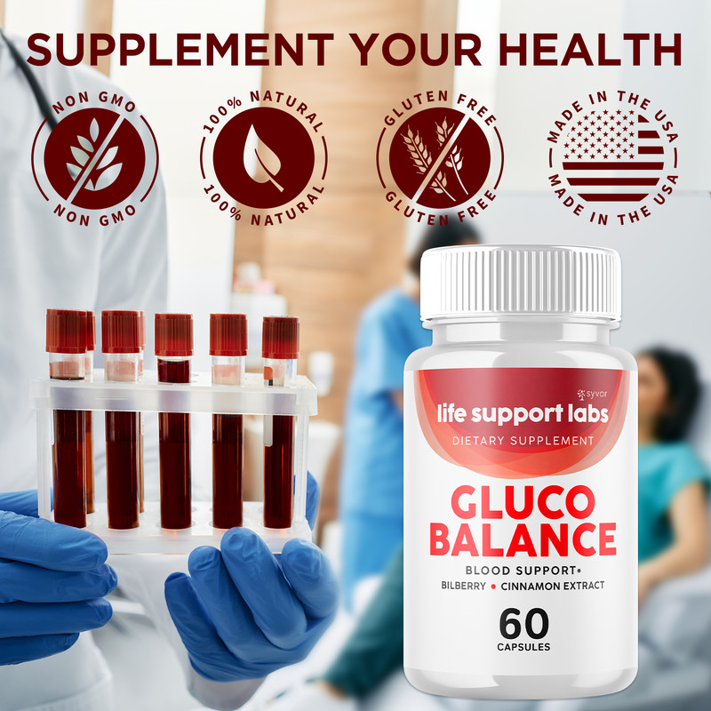 (5 Pack) Life Support Labs Advanced Gluco Balance Support Supplement 300 Capsule gallery