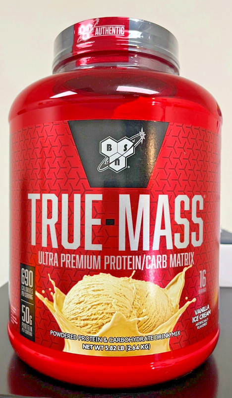 BSN True Mass Premium High Calorie Protein Weight Gainer 6LB Tubs New 2 FLAVORS gallery