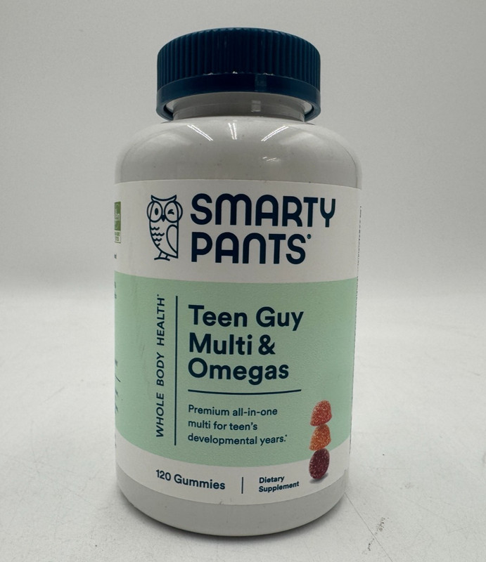 Smarty Pants Teen Guy Multi & Omegas, 120 Gummies, EXP: 9/2026