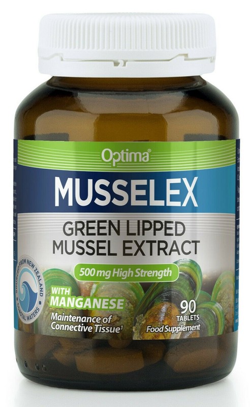 Musselex, Green Lipped Mussel Extract 500mg High Strength (90) BBE 10/2025 X 3