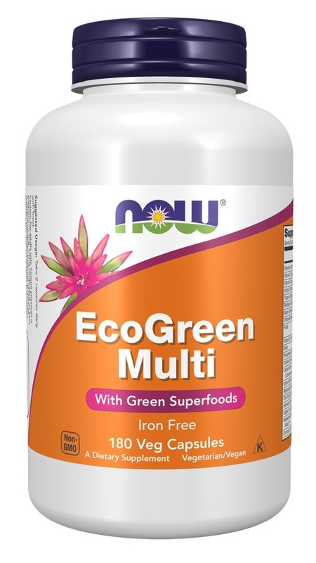 Now EcoGreen Multi - Iron Free 180 vcaps