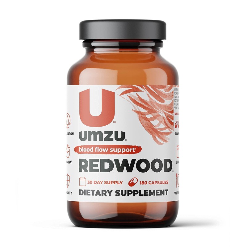 Redwood Nitric Oxide Supplement 180 Count Supports Healthy Circulation Energy