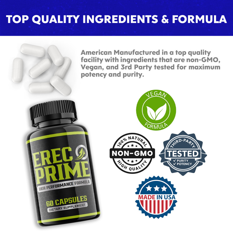 (5 Pack) Erec Prime Formula for Male Virility, Male Performance (300 Capsules)) gallery