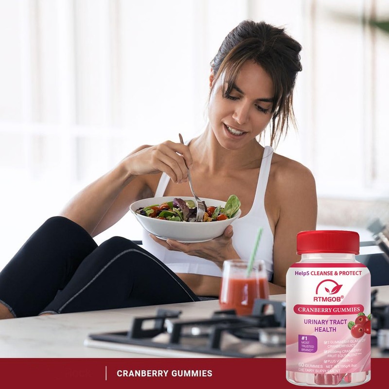 Vitamatic Cranberry Gummies with D-Mannose, Probiotic & Vitamin C for Women gallery