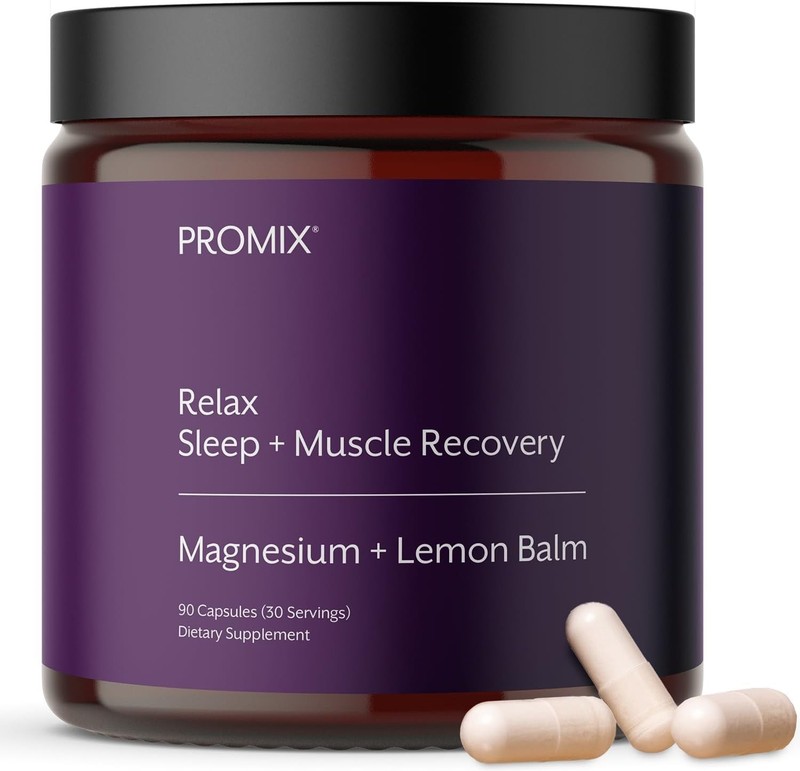 Promix Nutrition Relax | Sleep + Muscle Recovery | Magnesium Bisglycinate Chel