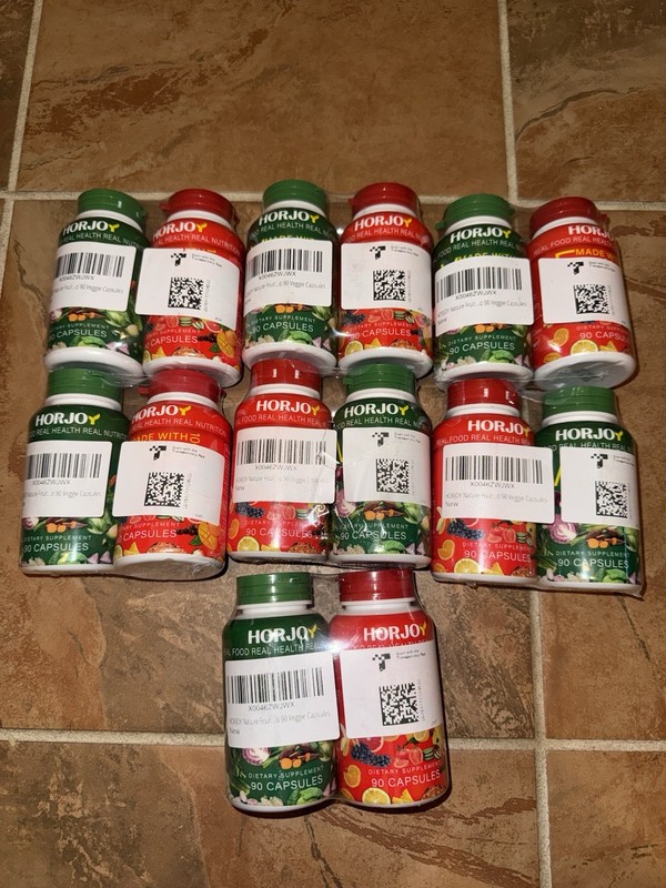 14 pack HORJOY Fruits & Veggies Vitamin Supplements Whole Food 10/2026 exp