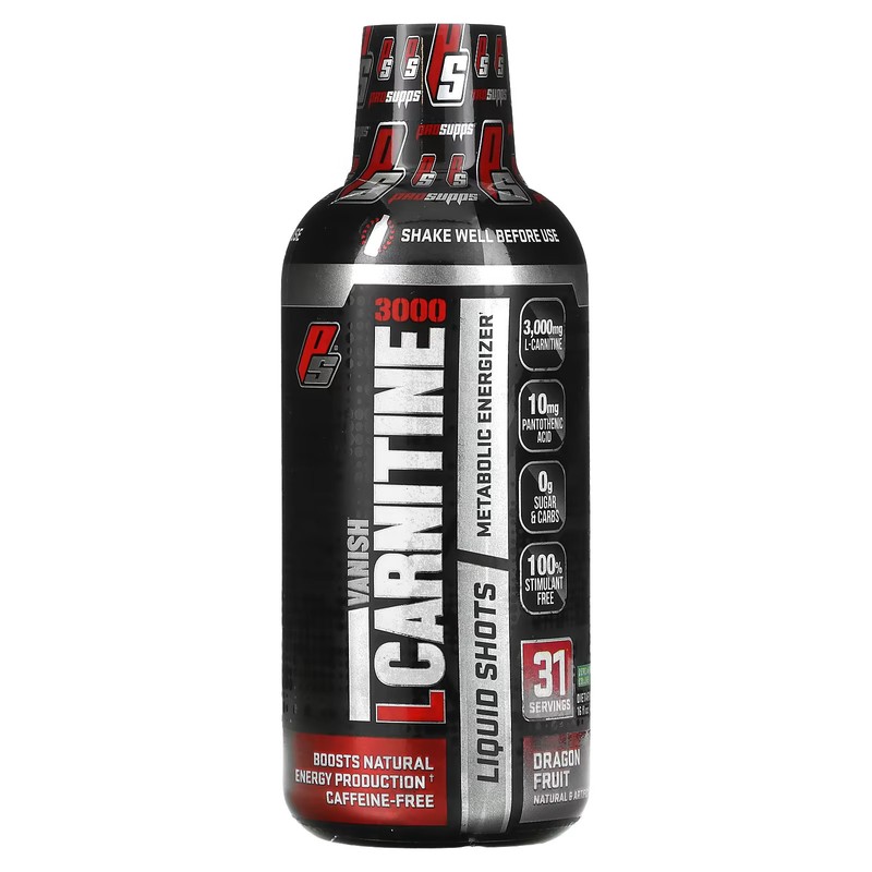 2 X ProSupps, L-Carnitine 3000, Liquid Shots, Dragon Fruit, 16 fl oz (473 ml)