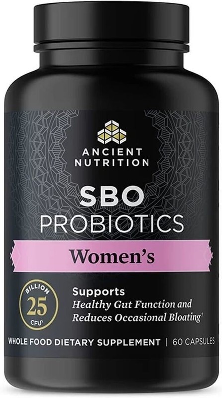 Ancient Nutrition SBO Probiotics Gut Restore 25 Bill Women’s 60 Caps Exp 04/2026
