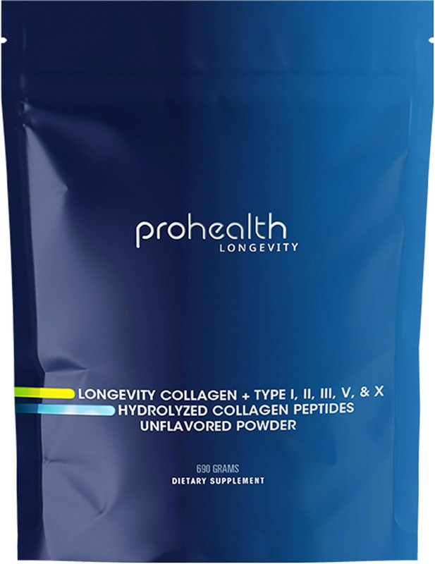 ProHealth Longevity Multi Collagen Peptides Powder, 30 Serv, Types I II III