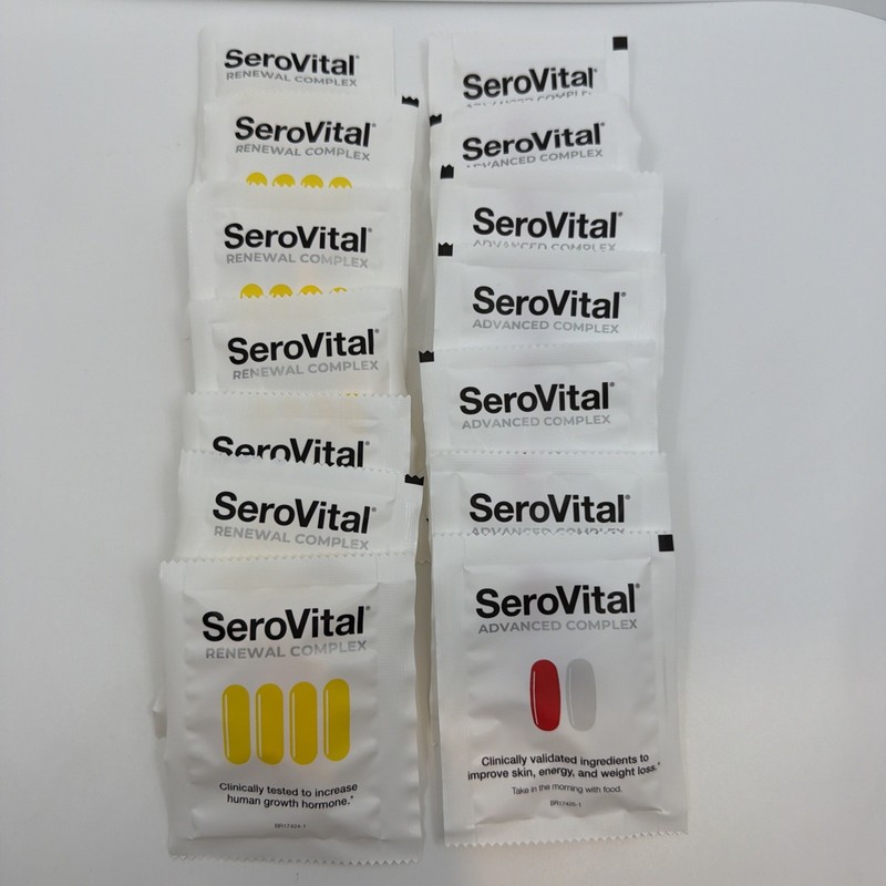 SeroVital Advanced 7 Day Trial Pack Morning And Evening Packets 7 Day Supply New