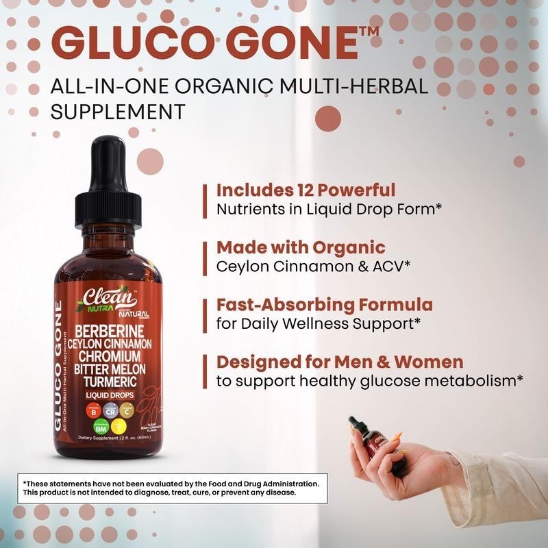 Clean Nutra Berberine with Ceylon Cinnamon Supplement Liquid Drops gallery