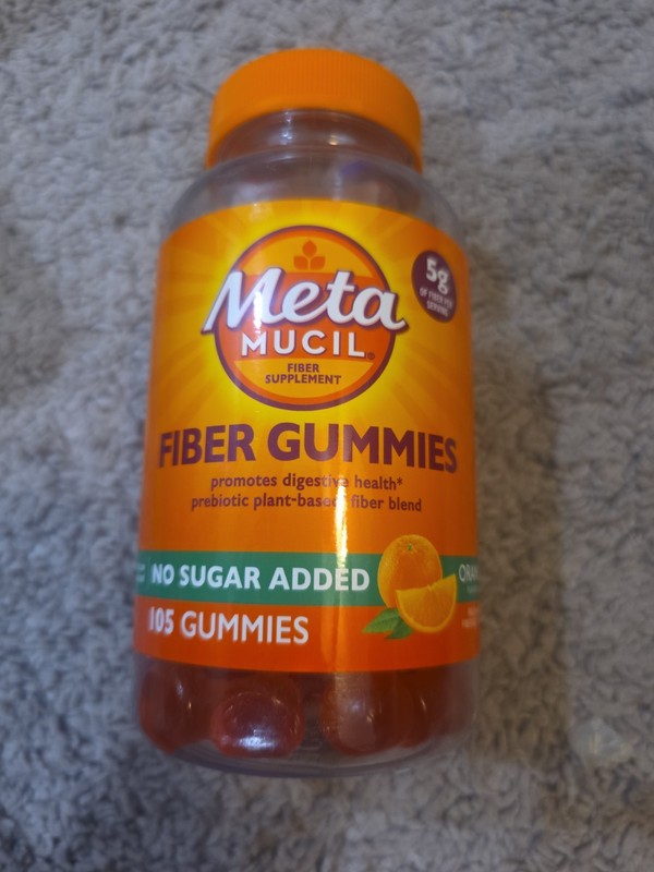 Meta Mucil Fiber Gummies 105 count Exp 07/2028 New Sealed No Sugar 5g