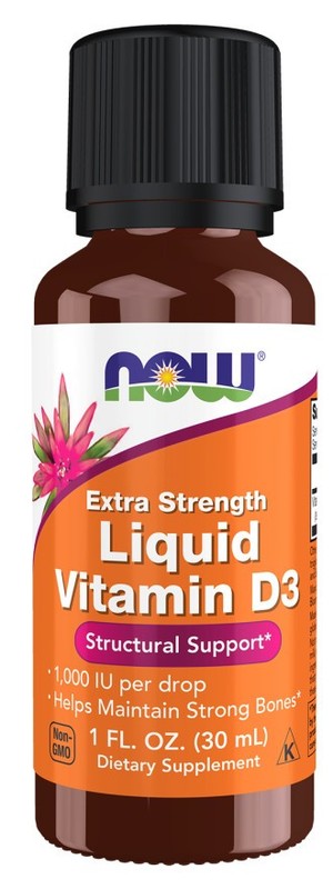 NOW Foods Liquid Vitamin D3 1000 IU 1 fl oz
