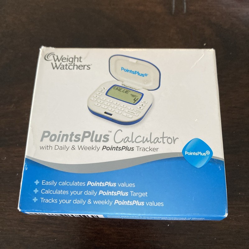 Weight Watchers WW Points Plus Tracker Calculator Calorie Gray Silver No Battery