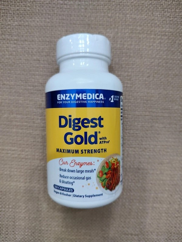 Enzymedica Digest Gold With ATPro Digestive Enzyme 180 Caps Exp 3/2027