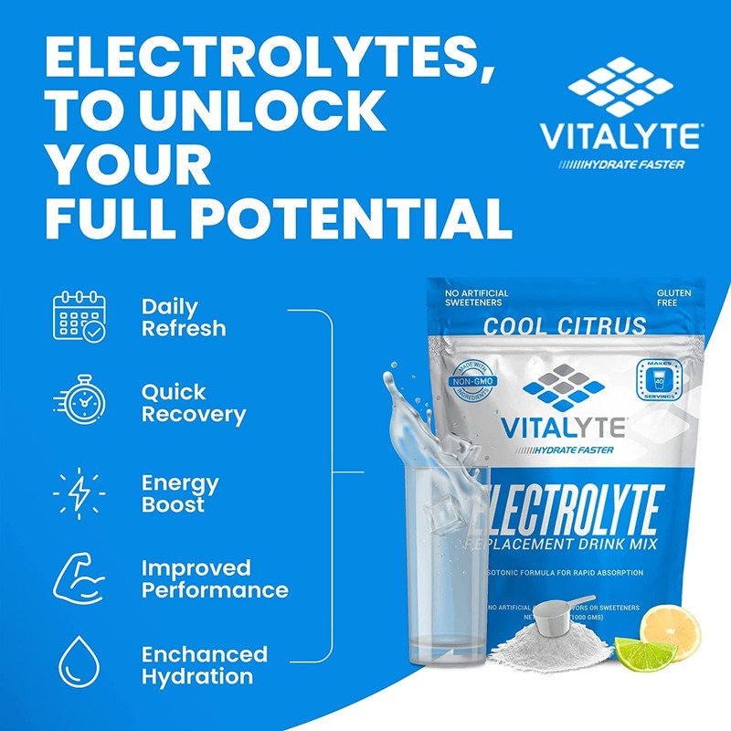 Electrolytes Powder, Drink Mix for Energy Boost & Recovery, Hydration Powder 2PK gallery