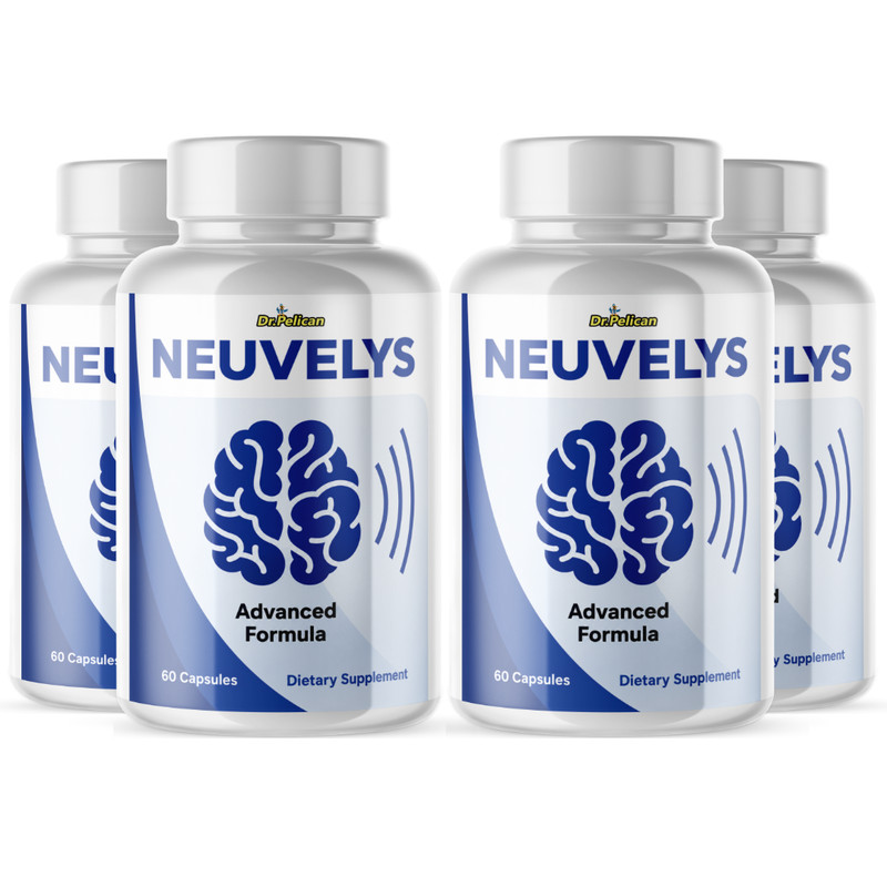 Neuvelys- Brain Support- 4 Bottles- 240 Capsules