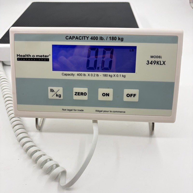 Health O Meter 349KLX Professional Medical Digital Scale Remote Display 400lb Cl gallery