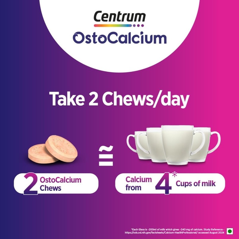 Cent.rum Ostocalcium Total Chewable 30 Tabs Pack of 5 gallery