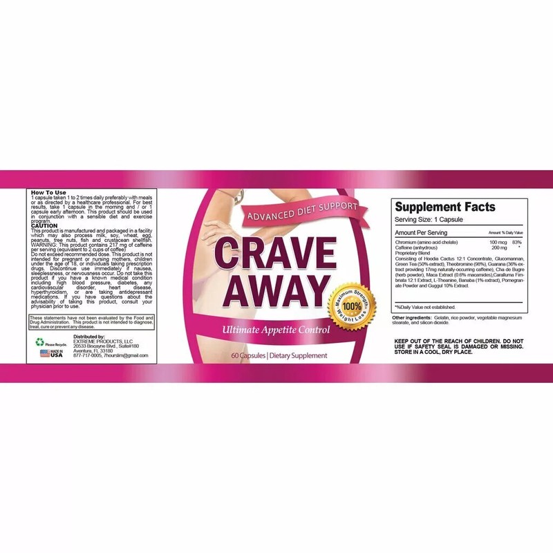 Cholesterol Support Heart Supplement & Crave Away Weight Management 60 Capsules gallery