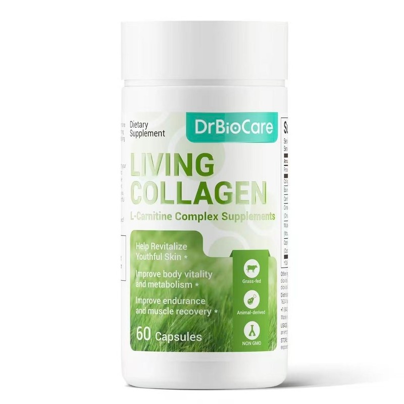 DrBioCare MAX Men’s Supplement | L-Carnitine + Collagen | 60 Capsules