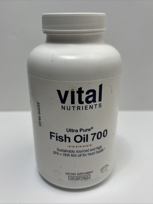 Ultra Pure, Fish Oil 700, Lemon Flavor , 120 Softgels *** EXP 09/2025 ***