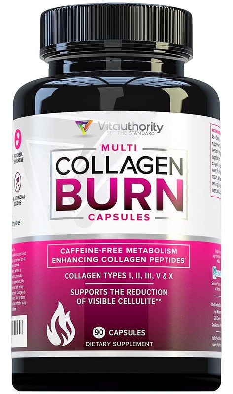 Multi Collagen Burn: Hydrolyzed Protein Peptides, Hyaluronic Acid, Type I,II,III