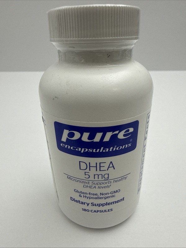 Pure Encapsulations DHEA 5 mg – Dietary Supplement 60 Capsules Exp 12/27