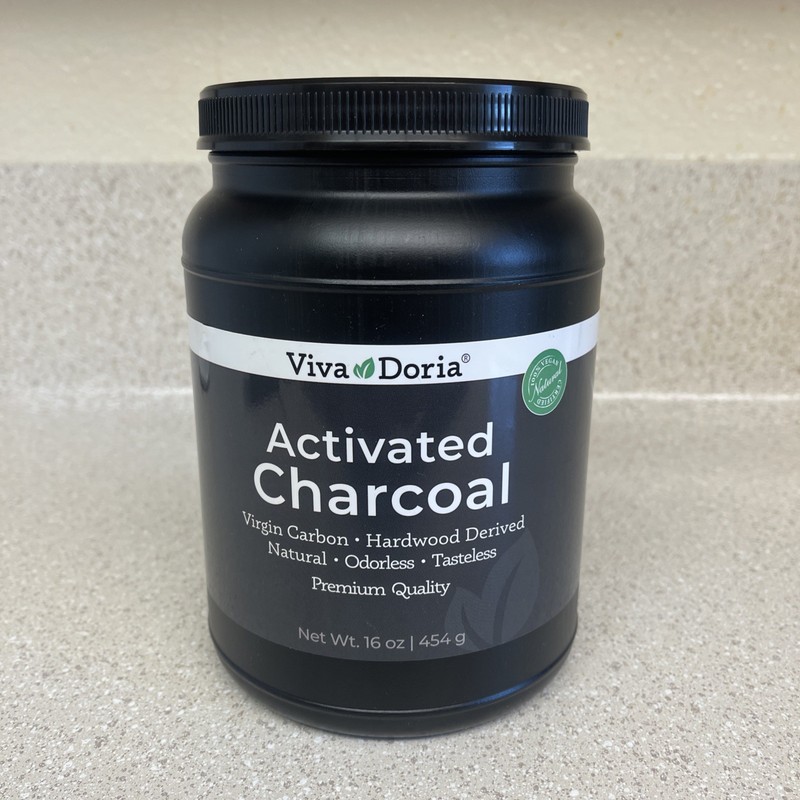 Virgin Activated Charcoal Powder, Hardwood Derived, Food Grade, 16 Oz Exp 5/27