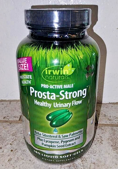 Irwin Naturals Prosta-Strong Healthy Urinary Flow – 180 Softgels exp. 3/2027
