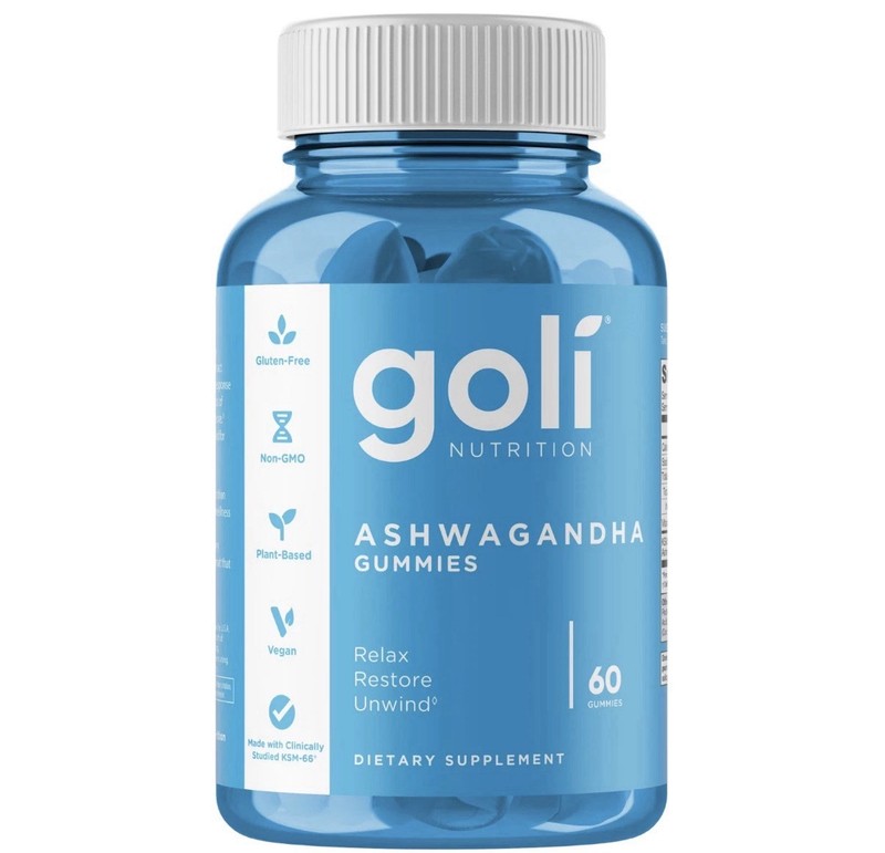 3 Bottles Goli Nutrition Ashwagandha Mixed Berry Gummies – 60 Count