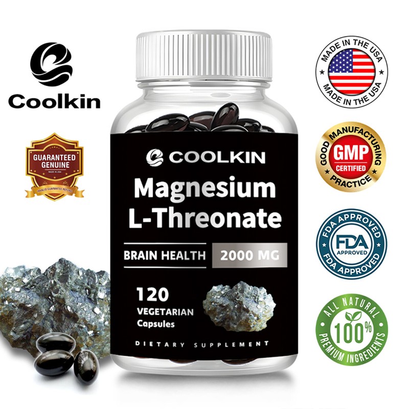 Magnesium L-Threonate 2000mg- High Absorption Brain & Nervous System Health