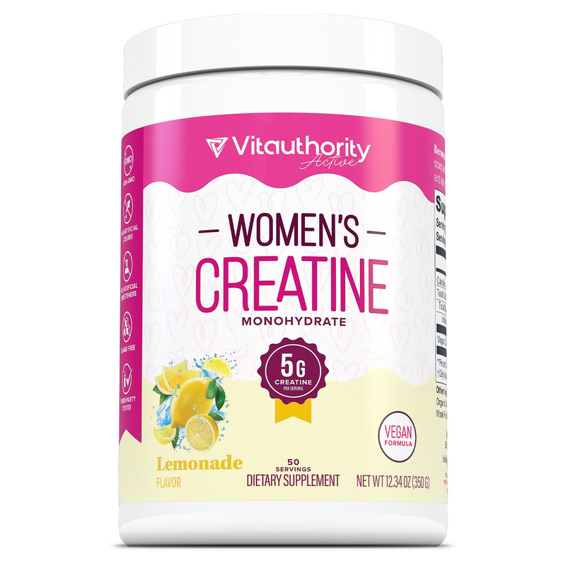 Vitauthority Micronized Creatine Monohydrate Powder 5G Per Serving Creatine