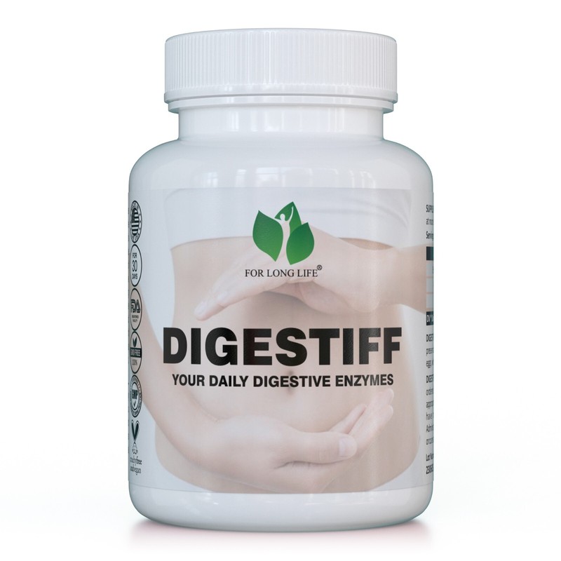 DIGESTIVE+ Enzymes for Gut Health, Bloating & Indigestion Relief – Natural Diges