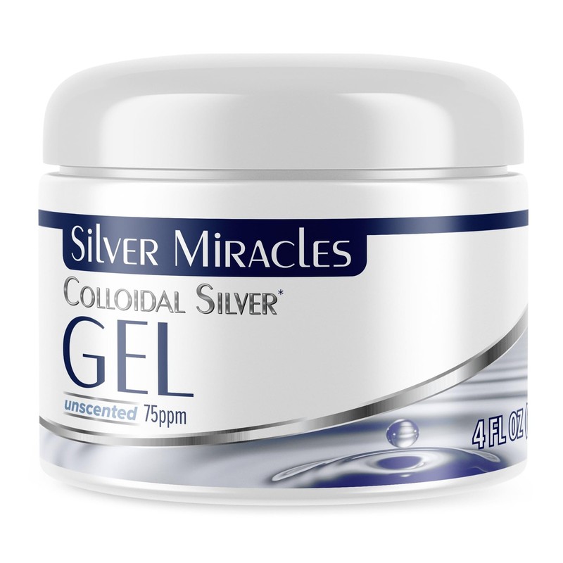 – Colloidal Silver Gel – Nano Silver Gel Wound Care – Healing Ointment for Bu…