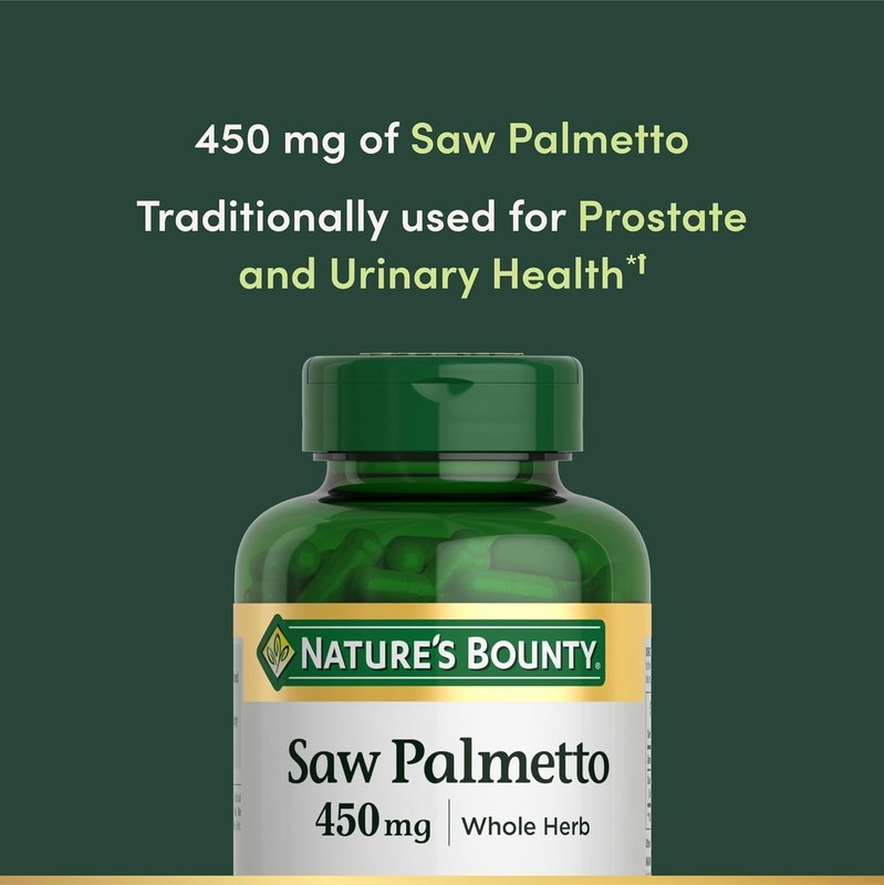 Nature's Bounty Saw Palmetto 250 Count Herbal Supplement For Men's Health gallery