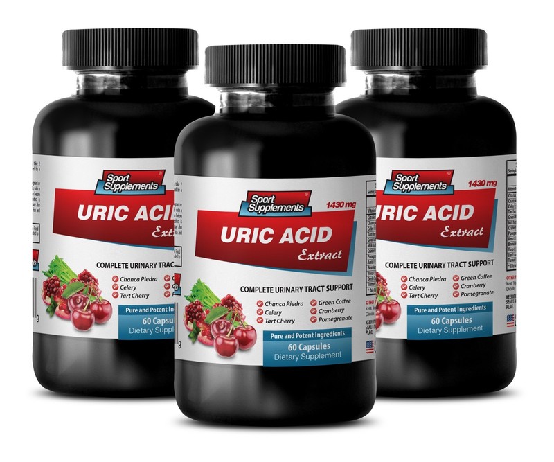 Gout Relief – Gout Support – Uric Acid Formula 1430mg 3b – Advanced Antioxidant