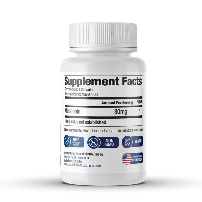 Scientific Health Solutions 30mg Melatonin- High Dosage Supports Healthy Sleep gallery