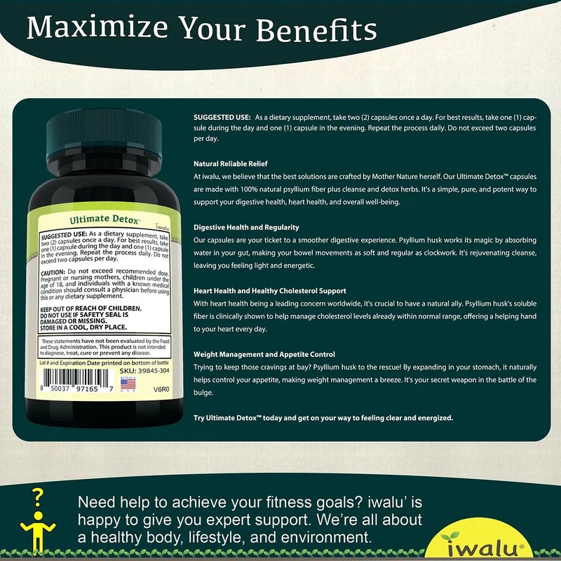 Clean Your Colon At Home | Best Supplement Capsule Pill Men Women FREE SHIP gallery