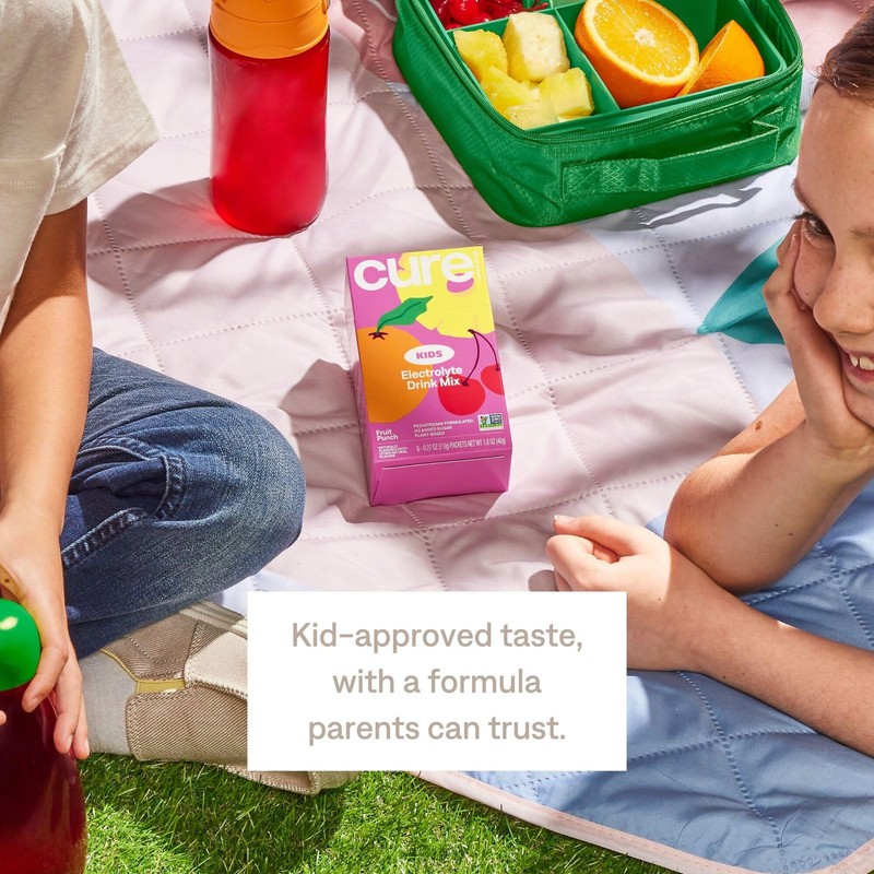 Cure Hydration Kids Electrolyte Drink Mix Fruit Punch 9/2026 gallery