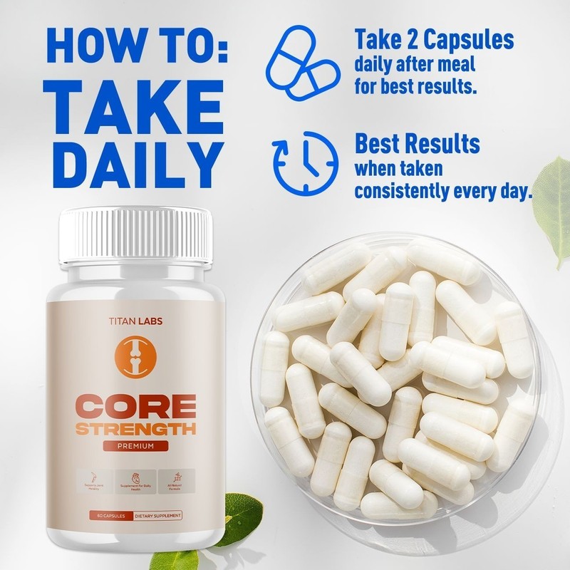 1-3 Pack Core Strength Joint Support Advanced Formula CoreStrength 60 Capsules gallery