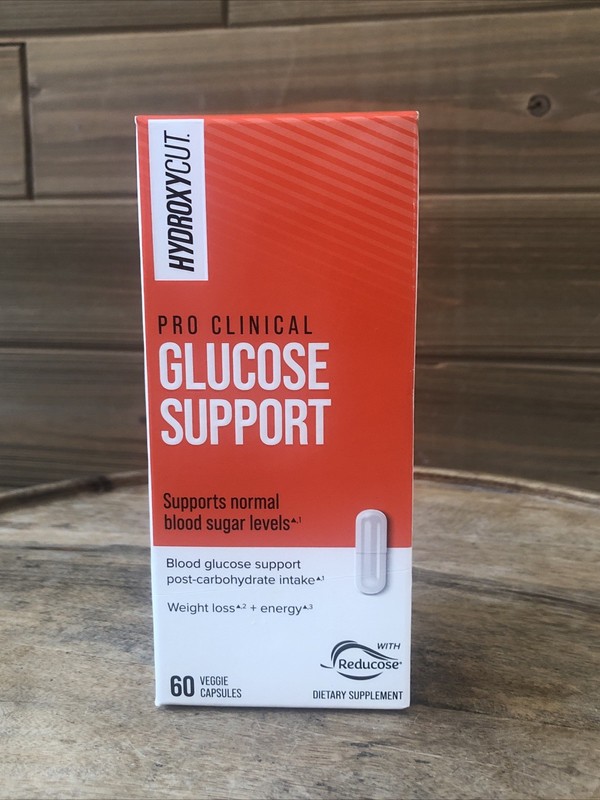NEW Hydroxycut Pro Clinical Glucose Support 60 Veggie Capsules EXP 19/JUN/2027